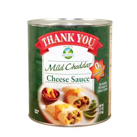 THANK YOU Thank You 7lbs No Trans Fat Mild Cheddar Cheese Sauce, PK6 79871260864